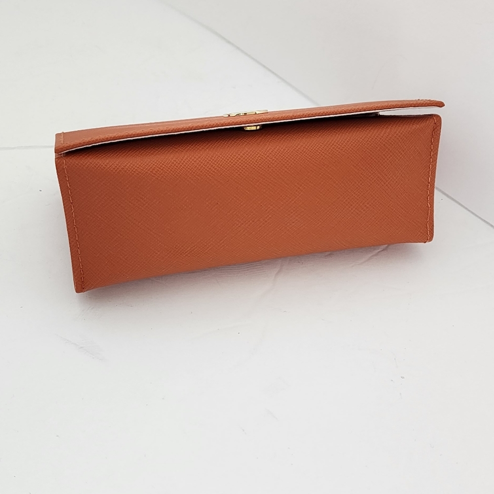 Tory Burch Orange Sunglasses Eyeglasses Case - Picture 4 of 6